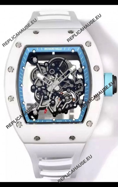 Richard Mille Super Clone RM055 Ceramic Casing with Genuine Tourbillon Watch 