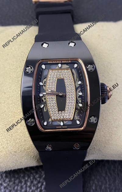 Richard Mille RM-07-01 Ceramic Casing Ladies 1:1 Swiss Replica Watch