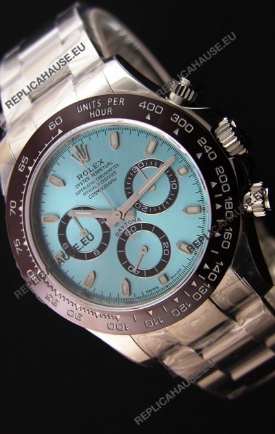 Rolex Cosmograph Daytona 116506 ICE BLUE Dial Original Cal.4130 Movement - Ultimate 904L Steel Watch 