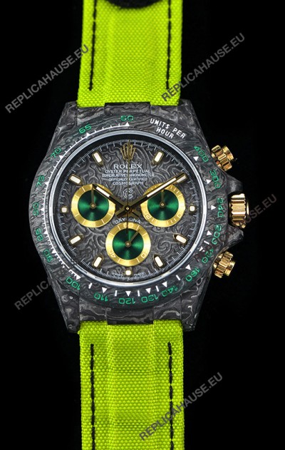 Rolex Daytona CHRONUSART Forged Cabon Casing 1:1 Mirror Replica Multicolored Dial