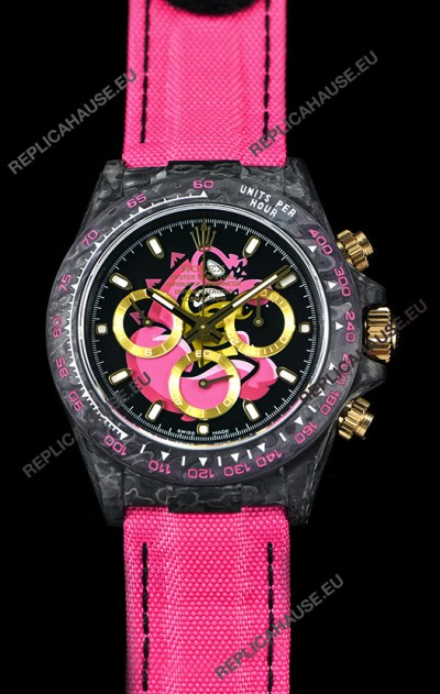 Rolex Daytona CHRONUSART Forged Cabon Casing 1:1 Mirror Replica Multicolored Dial
