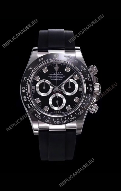 Rolex Daytona 116509 White Gold Original Cal.4130 Movement - 1:1 Mirror 904L Steel Watch