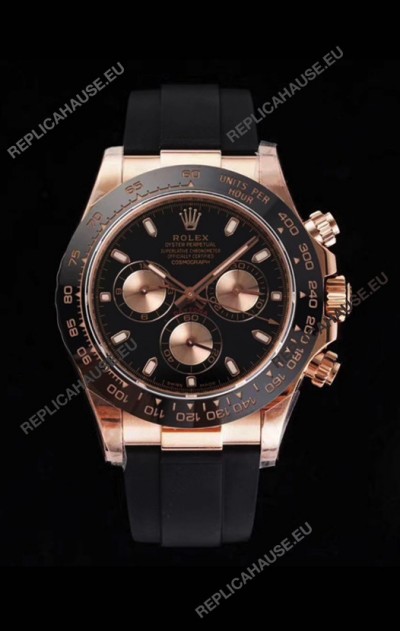 Rolex Daytona 116515LN Everose Gold Original Cal.4130 Movement - 1:1 Mirror 904L Steel Watch