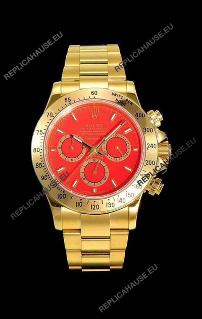 Rolex Daytona 116508 Yellow Gold Original Cal.4130 Movement - 1:1 Mirror 904L Steel Watch