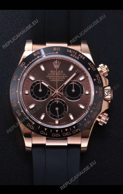 Rolex Daytona 116515LN-0041 Everose Gold Original Cal.4130 Movement - 1:1 Mirror 904L Steel Watch