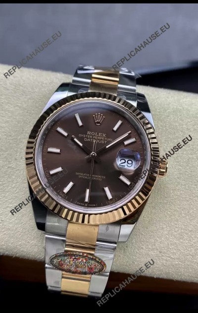 Rolex Datejust 126331 41MM ETA 3235 Swiss 1:1 Mirror Replica Watch in Rose Gold 904L Steel