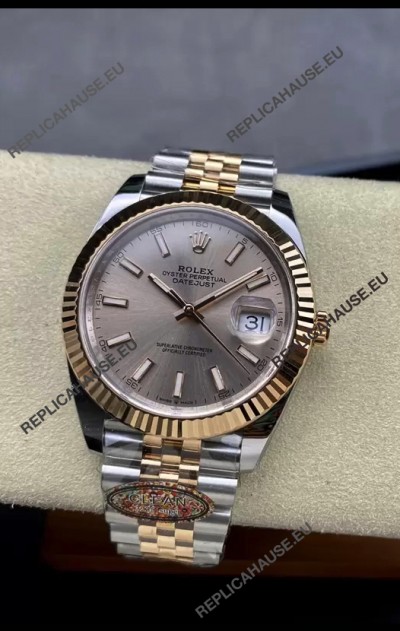 Rolex Datejust 126331 41MM ETA 3235 Swiss 1:1 Mirror Replica Watch in Rose Gold 904L Steel