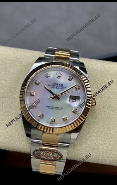 Rolex Datejust 126331 41MM ETA 3235 Swiss 1:1 Mirror Replica Watch in Rose Gold 904L Steel