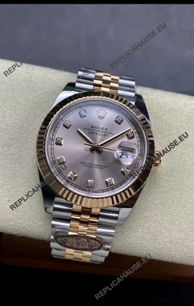 Rolex Datejust 126331 41MM ETA 3235 Swiss 1:1 Mirror Replica Watch in Rose Gold 904L Steel