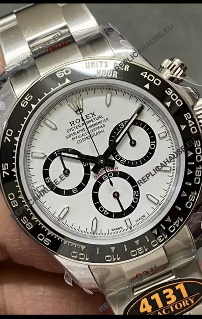 Rolex Cosmograph Daytona M126500LN White Dial Cal.4131 Movement - 904L Steel Watch