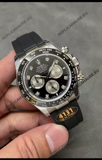 Rolex Cosmograph Daytona 126519LN Black Dial Cal.4131 Movement - 904L Steel Watch