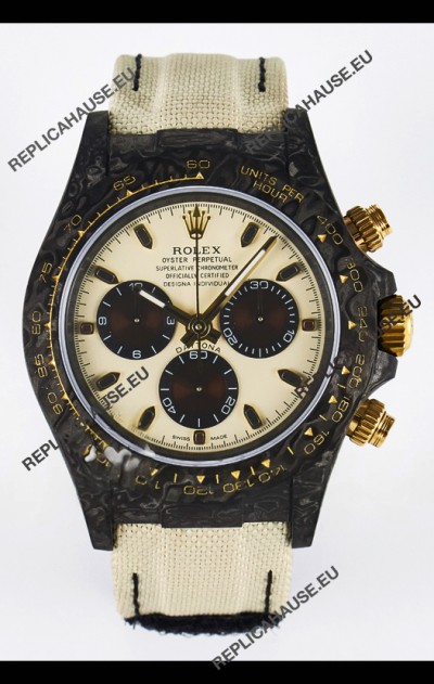 Rolex Daytona Super Clone DiW Desert Eagle Arabic Edition Watch - Forged Cabon Casing 1:1 Mirror Replica