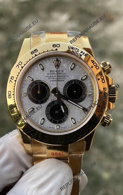 Rolex Daytona Super Clone 116519LN Meteorite Dial Cal.4131 Movement - Rose Gold Casing