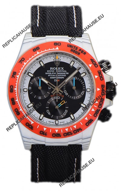 Rolex Cosmograph Daytona DiW OCELLARIS Edition White Carbon Fiber Watch - Cal.4130 Movement