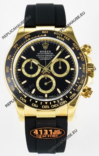 Rolex Cosmograph Daytona M126518 Yellow Gold Black Dial Original Cal.4131 Movement