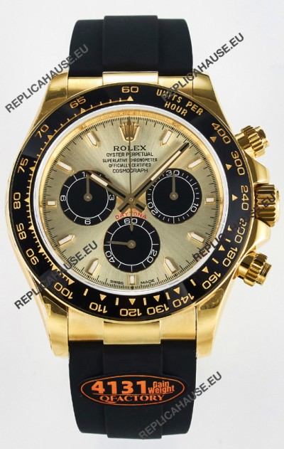 Rolex Cosmograph Daytona M126518 Yellow Gold Casing and Gold Dial Original Cal.4131 Movement