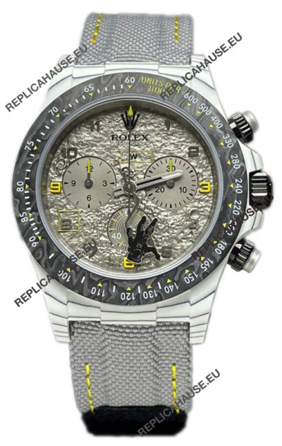 Rolex Cosmograph Daytona DiW Space Mission Carbon Fiber Watch Cal.4130 Movement