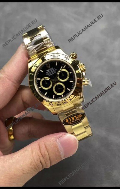 Rolex Cosmograph Daytona M126518 Yellow Gold Casing and Black Dial Original Cal.4131 Movement