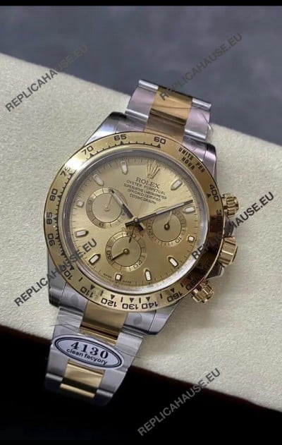 Rolex Cosmograph Daytona 116508 Yellow Gold Original Cal.4130 Movement - Improved Ultimate 904L Steel Watch