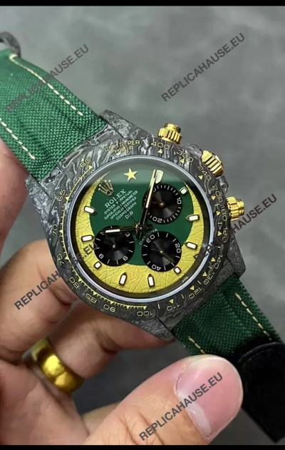 Rolex Cosmograph Daytona DiW Edition Carbon Fiber Watch - Cal.4130 Movement 