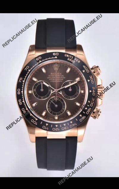 Rolex Cosmograph Daytona M116515 Rose Gold Original Cal.4130 Movement - 904L Steel Watch