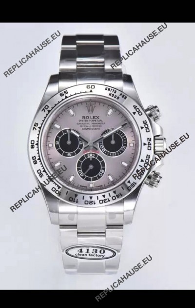 Rolex Cosmograph Daytona M116509 Original Cal.4130 Movement - 904L Steel Watch Grey Dial