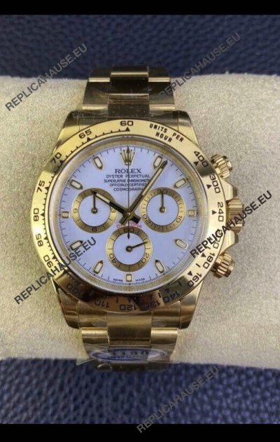 Rolex Cosmograph Daytona M116508-0001 Yellow Gold Original Cal.4130 Movement - 904L Steel Watch