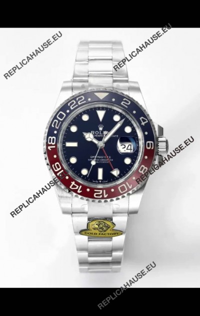 Rolex GMT Masters II Super Clone m126710BLRO PEPSI Cal.3285 Movement Swiss Replica - Ultimate 904L Steel Watch
