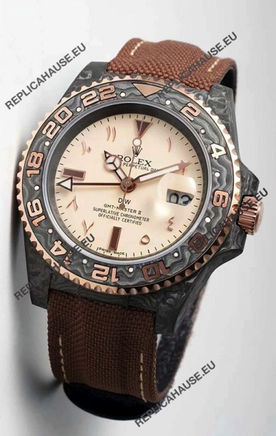 Rolex GMT Masters II DiW Edition Swiss Replica Watch - 1:1 Mirror Replica Arabic Numerals