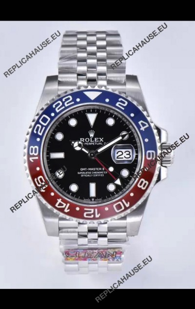 Rolex GMT Masters II m126710BLRO PEPSI Cal.3285 Movement Swiss Replica - Ultimate 904L Steel Watch