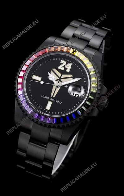 Rolex Submariner Swiss Kobe Bryant Edition Swiss Replica Watch in PVD Coated Case