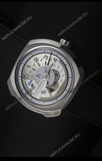 SevenFriday V02-01 Miyota 82S7 Movement 1:1 Edition White Dial