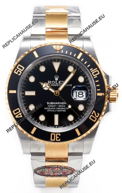 Rolex Submariner 41MM Date Ceramic Two Tone 126613LN - Replica 1:1 Mirror - Ultimate 904L Steel Watch