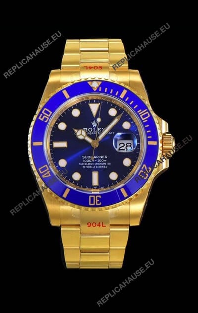 Rolex Submariner 41MM Gold 126618LB - Replica 1:1 Mirror - Ultimate 904L Steel Watch