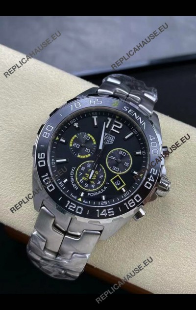 Tag Heuer F1 Edition Swiss Quartz Watch in Grey Dial Stainless Steel Casing 
