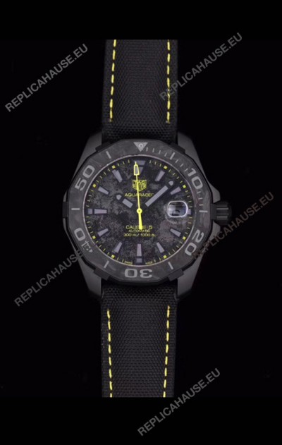 Tag Heuer Aquaracer Calibre 5 Titanium Carbon 41MM 1:1 Mirror Replica Watch 