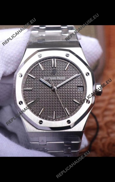 Audemars Piguet Royal Oak 41MM Grey Dial 904L Steel Grey Dial - 1:1 Mirror Replica