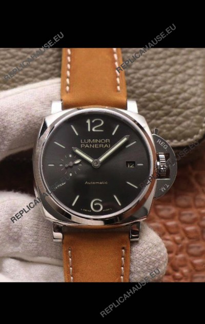 Panerai Luminor DUE PAM904 Edition 1:1 Mirror Swiss Replica Watch in Steel Casing 42MM