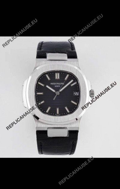 Patek Philippe Nautilus 5711/1A-011 1:1 Mirror Swiss Replica Watch in Blue Dial 904L Steel 