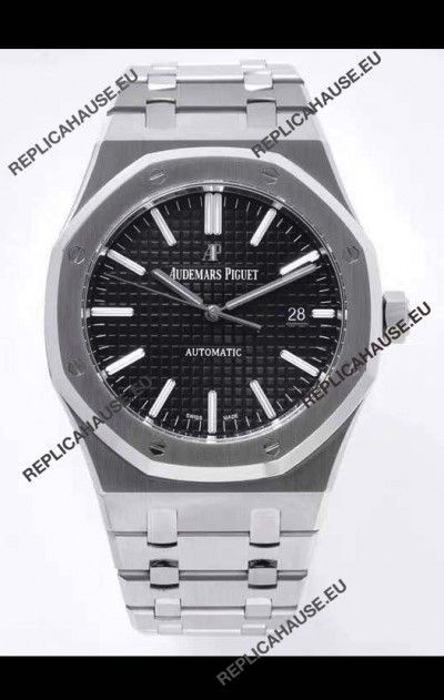 Audemars Piguet Royal Oak 41MM Black Dial 904L Steel CALIBRE 4302 Movement 1:1 Mirror Replica