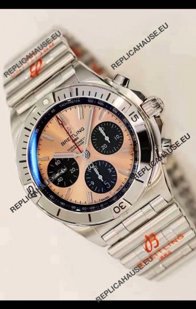 Breitling Chronomat B01 42 Edition Swiss 904L Steel Casing Copper Dial 1:1 Mirror Replica Watch