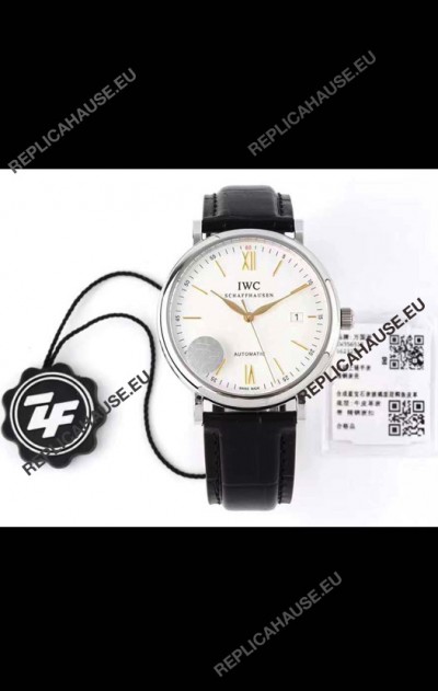IWC Portofino Automatic 1:1 Mirror Quality Grey Dial Steel Casing Swiss Replica Watch
