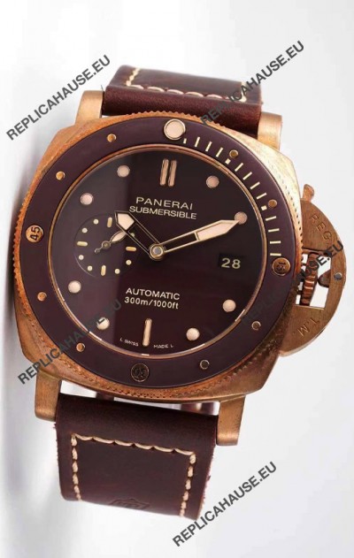 Panerai Submersible PAM968 Bronzo 1:1 Mirror Quality Replica Swiss P9010 Movement