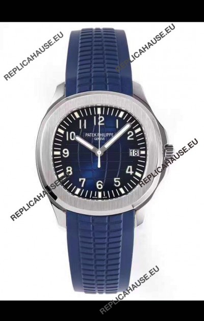 Patek Philippe Aquanaut 5168G Swiss Replica Watch Blue Dial - 1:1 Mirror Edition