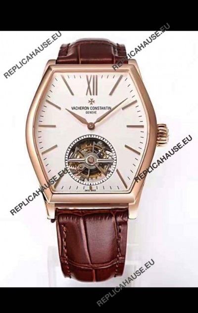 Vacheron Constantin Malte Tourbillon 1:1 Mirror Quality Rose Gold Swiss Replica Watch 