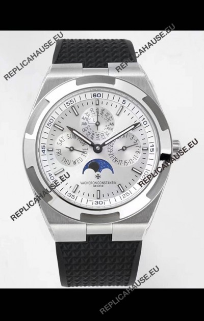 Vacheron Constantin Overseas Perpetual Calendar Ultra-Thin Steel Dial Steel Casing Replica