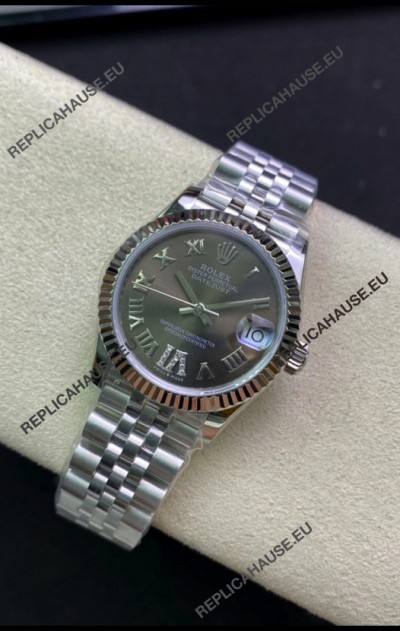Rolex Datejust 278274 31MM Swiss Replica in 904L Steel in Grey Dial - 1:1 Mirror Replica