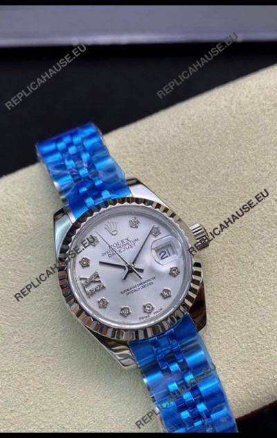 Rolex Datejust 179174 28MM Swiss Replica in 904L Steel in White Dial - 1:1 Mirror Replica