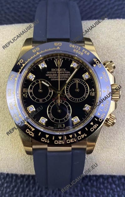 Rolex Cosmograph Daytona 116518LN Yellow Gold Original Cal.4130 Movement - 904L Steel Watch