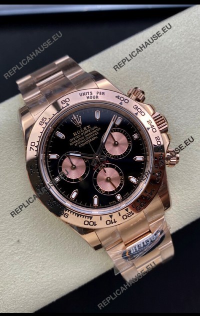 Rolex Daytona 116505 Rose Gold Original Cal.4130 Movement - 1:1 Mirror 904L Steel Watch